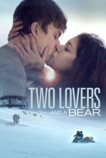 Двоє закоханих та ведмідь постер