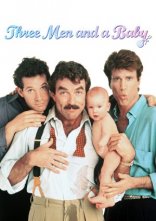 постер Троє чоловіків і немовля онлайн в HD