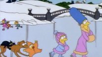 кадри з фільму До 20-рiччя Сiмпсонiв: В 3D! На льоду!