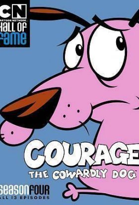 постер серіалу Кураж — боягузливий пес / Кураж – пес-страхопуд